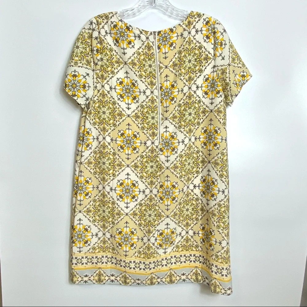 Lulus Paisley Lined Short Sleeve Sheath Dress.  Size Medium - Picture 6 of 8